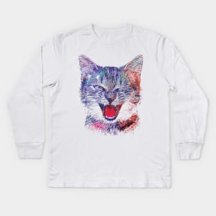 Laughing Cat Kids Long Sleeve T-Shirt